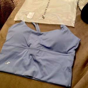 Woman’s athlete body Victoria blue medium sports bra